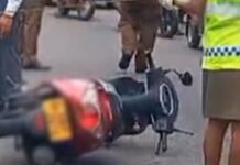 ஓமந்தை பகுதியில் ரயிலில் மோதி தாயும் மகளும் படுகாயம்.!