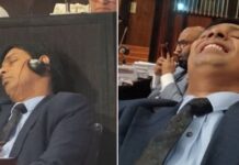 ஜனாதிபதியின் உரையின் போது சபையில் உறங்கிக்கொண்டிருக்கும் இராமநாதன் அர்ச்சுனா எம். பி.!