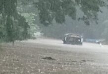 23 பேருடன் வெள்ளத்தில் அடித்துச் செல்லப்பட்ட பேருந்து.! Video